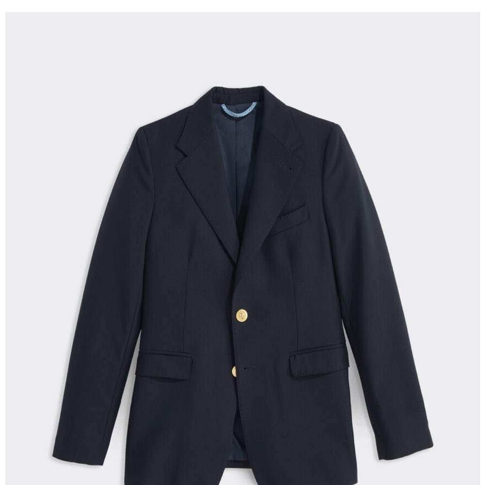 Vineyard Vines Navy Boathouse Blazer Boys size 8